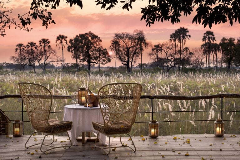 andBeyond Sandibe Okavango Safari Lodge view