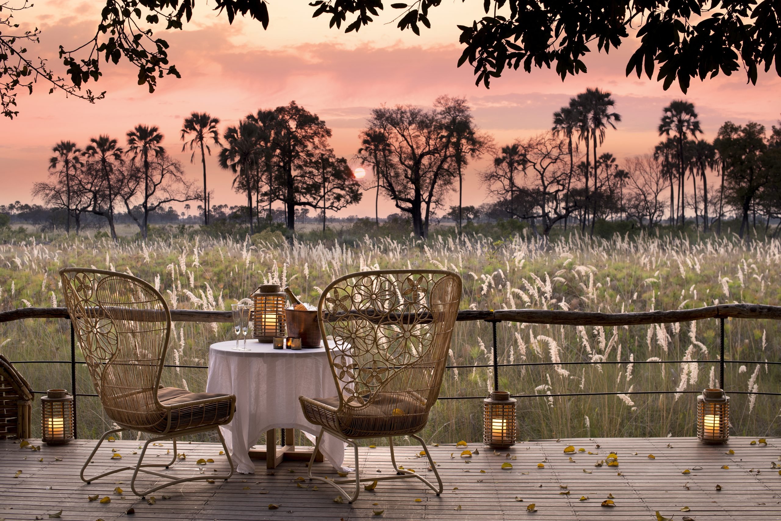 andBeyond Sandibe Okavango Safari Lodge view