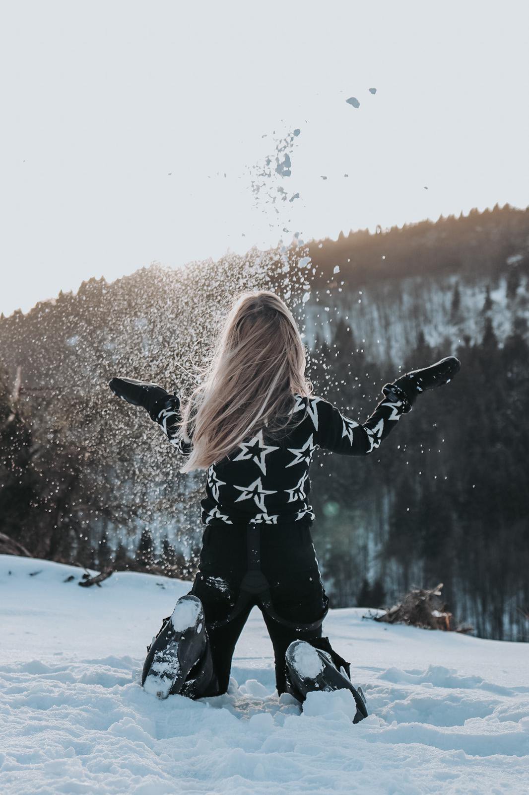 Perfect Moment - Teen Black High Waisted Ski Trousers