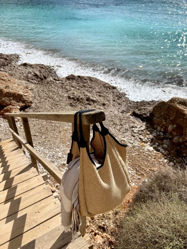 Beach tote beach bag hamam towel beach essential