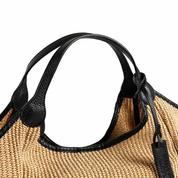 Ibiza raffia beach bag