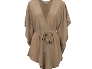 St. Tropez beach kimono kaftan cover-up silk