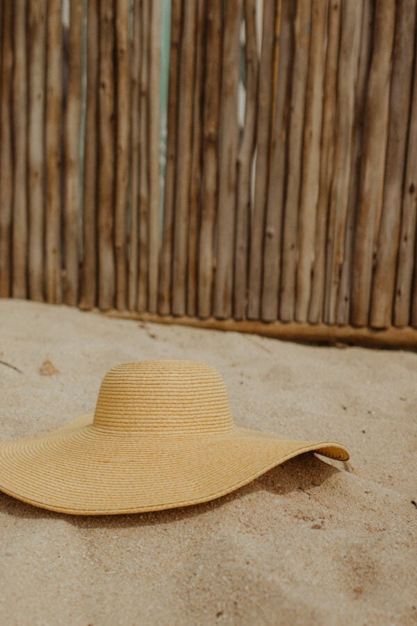 St. Barth hat straw wide brimmed sun hat