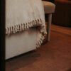 home blanket fringe cotton