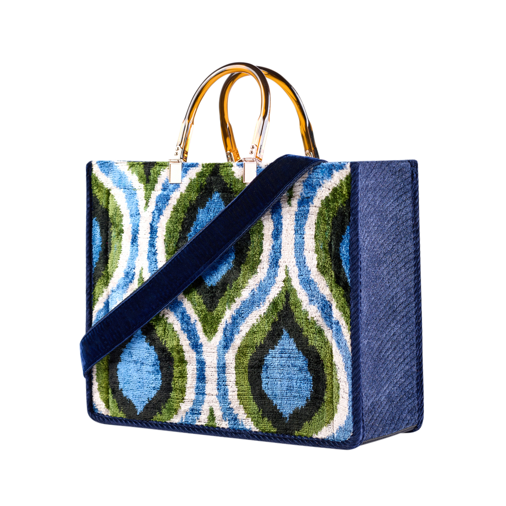MYCONIAN VELVET BEACH TOTE