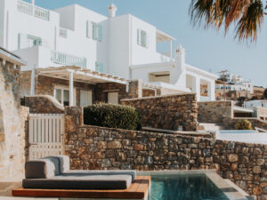 mykonos infinity pool private pool villa Bill & coo suites greece