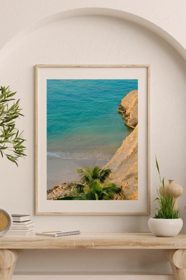 oman muscat bay beach, jumeirah muscat bay hotel beach, fine art print, poster