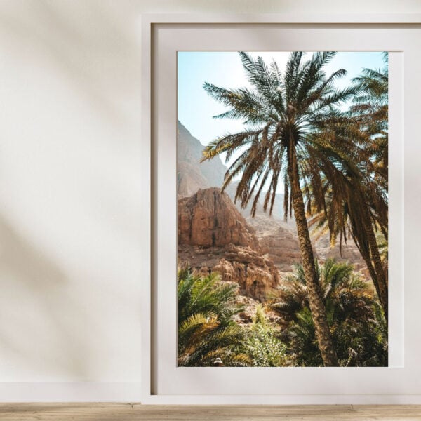 Oman Wadi Fine Art Print Interior