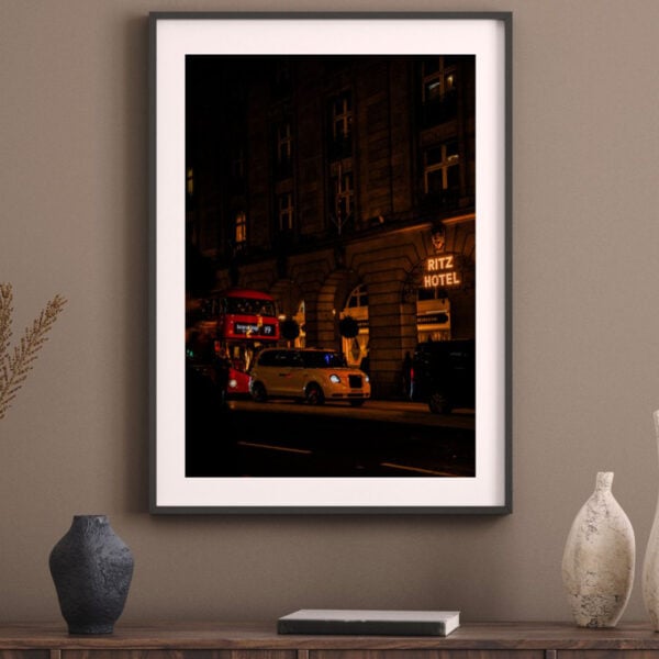 london the ritz hotel, fine art print, london view, london street, art, poster