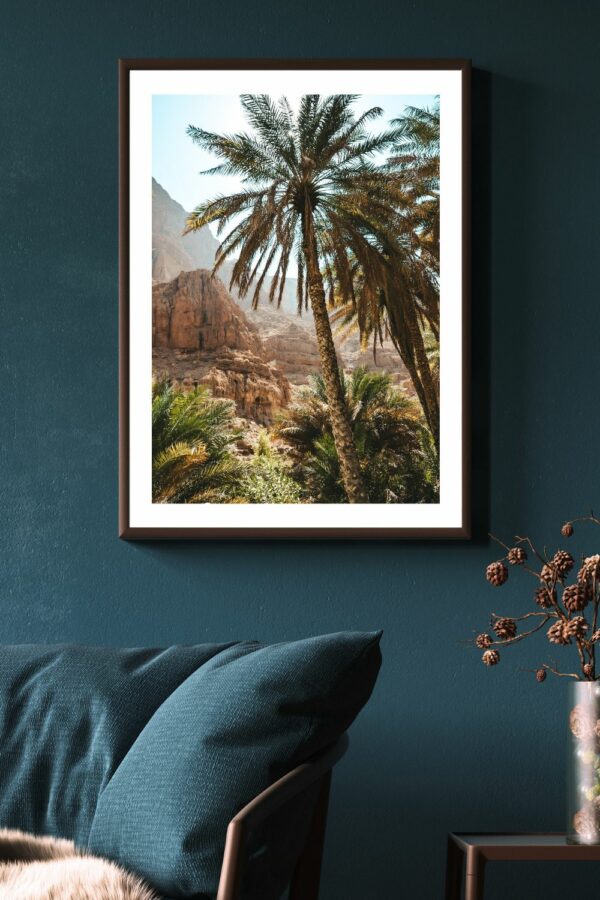 Oman Wadi Fine Art Print Interior