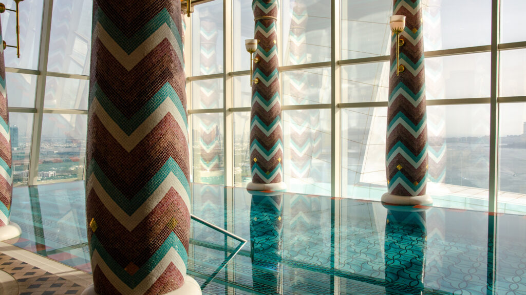 burj al arab spa, burj al arab inside
