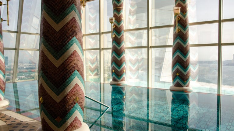 burj al arab spa, burj al arab inside