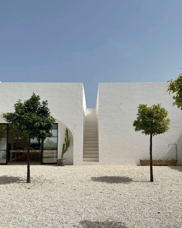 A sun-drenched, whitewashed, contemporary 'masseria' set in a quasi-Biblical landscape of ancient olive trees, with views of Ostuni and the Adriatic sea. Masseria Moroseta - Puglia, Italy.⁠
⁠
Credits @vedrankustura via @worldarchitectureplaces⁠
⁠
#archi #pooldesign #exteriors #provence #exterior_design #exteriores #instaplaces #instaplace #vsco #vscoedit #vscox #vscoarchitecture #mediterranean #mediterraneanlife #decor #architecturegram #travel #vacationvibes #vacationideas #travelinspo #puglia #exterior #architecturedaily #travelideas #slowliving #natures #vacationmood #divisare #puggram #travelworldclass